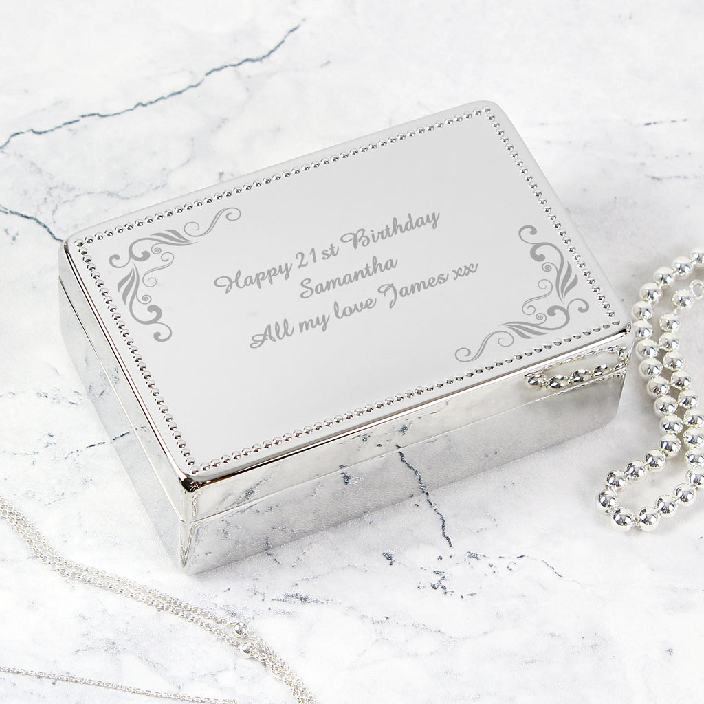 Trinket, Jewellery & Keepsake Boxes